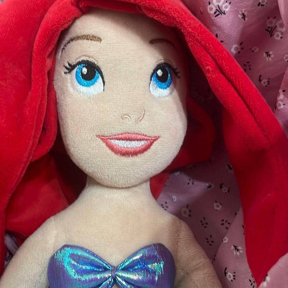 20” DISNEY Parks Plush Little Mermaid Doll